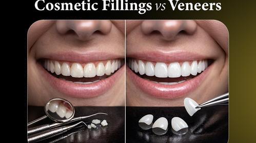 Cosmetic Fillings vs Veneers: Which  Smile Enhancement Option Is Right for You?